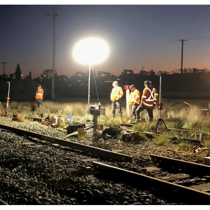 Turn de lumina pentru santiere 800W - 110.000 lumeni – 3,4 m inaltime